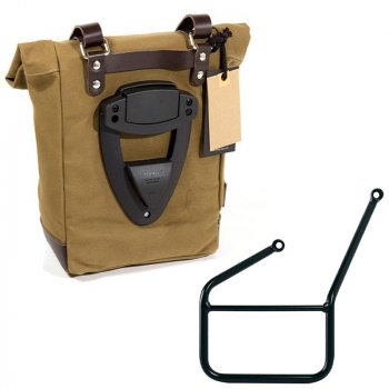 Maleta lateral Canvas + subchasis izquierdo HUSQVARNA