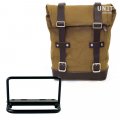 Bolsa lateral de lona + cuadro Royal Enfield Bear 650