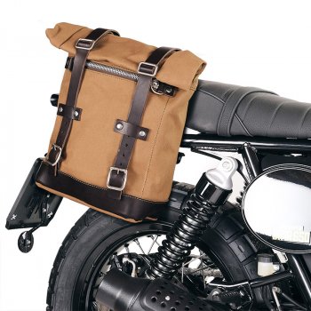 Bolsa lateral de lona + cuadro Royal Enfield Bear 650
