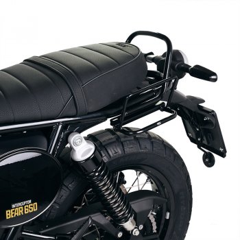 Bolsa lateral de lona + cuadro Royal Enfield Bear 650