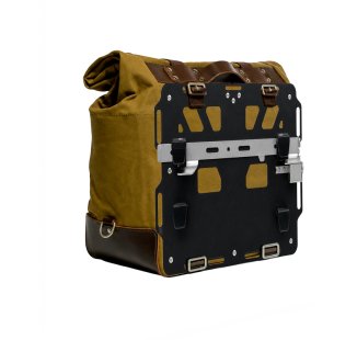 Bolsa lateral de lona Cult de 40L - 50L + placa de aluminio derecha BMW R1300GS ADV