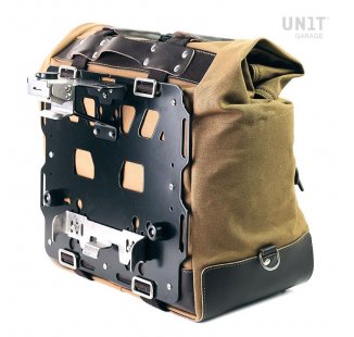 Una alforja de lona universal