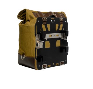 Bolsa lateral de lona Cult de 40L - 50L + placa de aluminio izquierda BMW R1300GS ADV