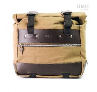 Una alforja de lona universal