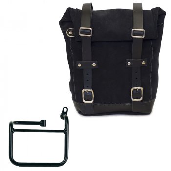 Bolsa de cuero 10L-14L + BMW CE 02 Marco Derecho