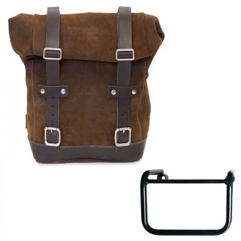 Bolsa de cuero 10L-14L + BMW R12 Chasis Izquierdo