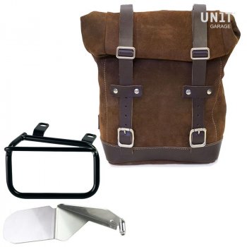 Bolsa de cuero 10L-14L + Chasis derecho Ducati Scrambler (2023 en adelante)