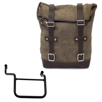 Bolsa de cuero 10L-14L + Chasis derecho Honda Transalp 750 (a partir de 2023)