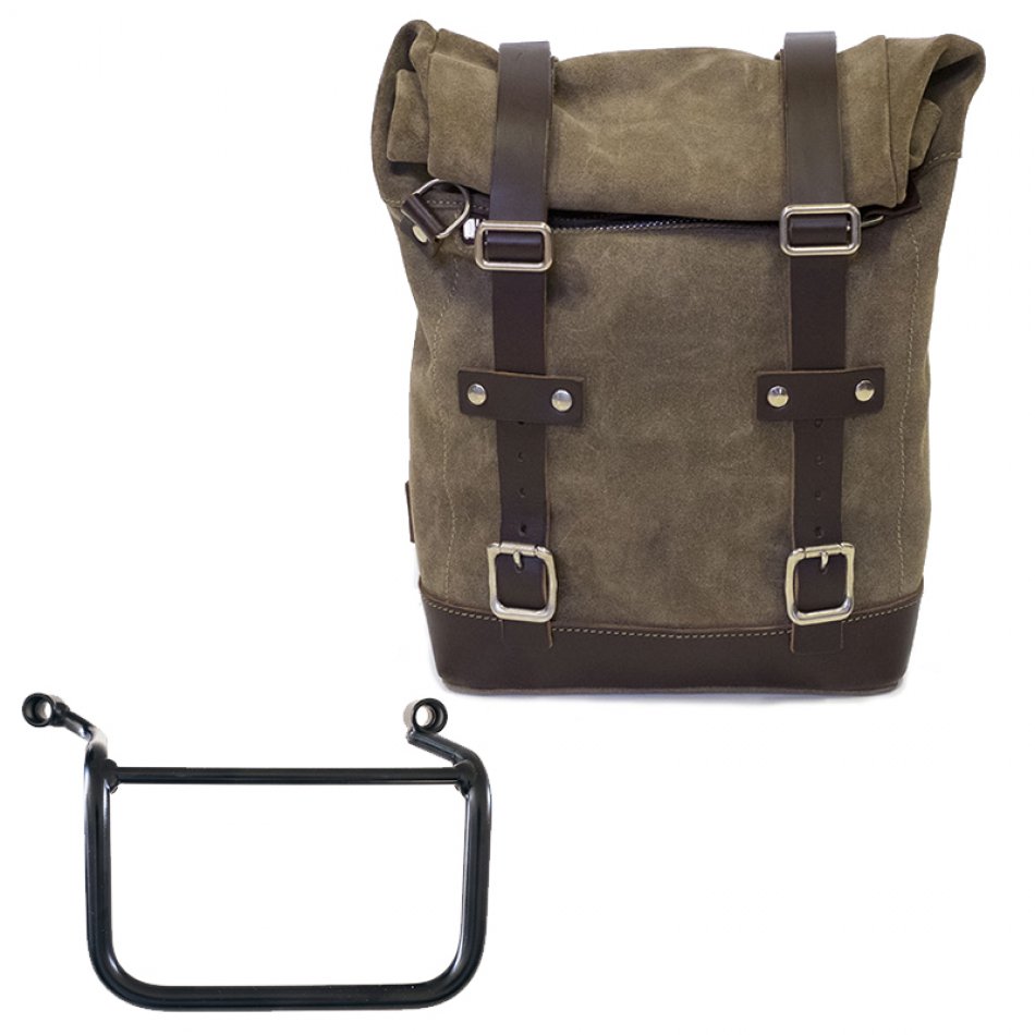 Bolsa de cuero 10L-14L + Royal Enfield Himalayan 450 (2024 en adelante) Marco Derecho