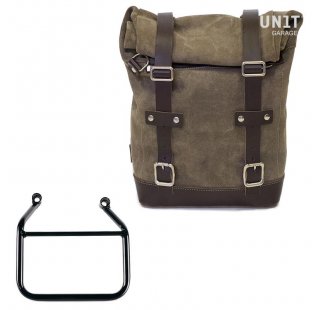 Bolsa de cuero 10L-14L + Thriumph Speed 400 & Scrambler 400 X Cuadro Derecho (Sólo compatible con nuestro código de escape bajo: 4206Low)