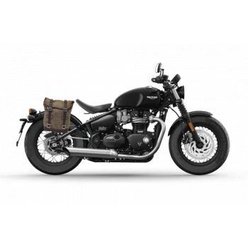 Bolsa de cuero 10L-14L + Marco derecho de la Triumph Bonneville Bobber