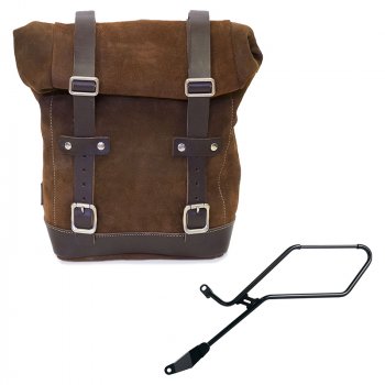 Bolsa de cuero 10L-14L + Marco izquierdo de la Triumph Bonneville Bobber