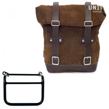 Bolsa de cuero 10L-14L + Subchasis derecho Triumph Scrambler 1200 XC_XE (2019 en adelante)