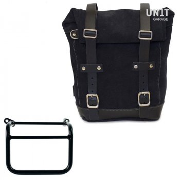 Bolsa de cuero 10L-14L + Subchasis derecho Triumph Scrambler 1200 XC_XE (2019 en adelante)