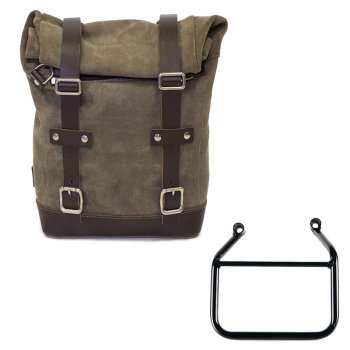 Bolsa de cuero 10L-14L + Triumph Speed 400 & Scrambler 400 X Chasis Izquierdo