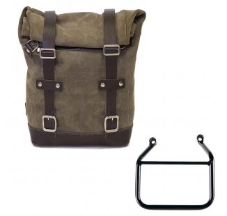 Bolsa de cuero 10L-14L + Triumph Speed 400 & Scrambler 400 X Chasis Izquierdo