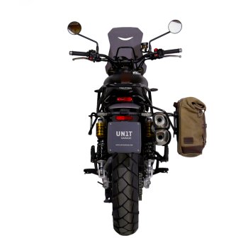Bolsa de cuero 10L-14L + Chasis derecho Triumph Street Scrambler 900 (a partir de 2026)
