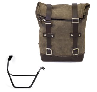 Bolsa de cuero 10L-14L + Chasis derecho Triumph Street Scrambler 900 (a partir de 2026)