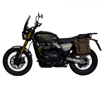 Bolsa de cuero 10L-14L + Triumph Street Scrambler 900 (a partir de 2026) Chasis izquierdo