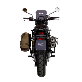 Bolsa de cuero 10L-14L + Triumph Street Scrambler 900 (a partir de 2026) Chasis izquierdo