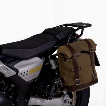 Bolsa de cuero 10L-14L + Triumph Street Scrambler 900 (a partir de 2026) Chasis izquierdo