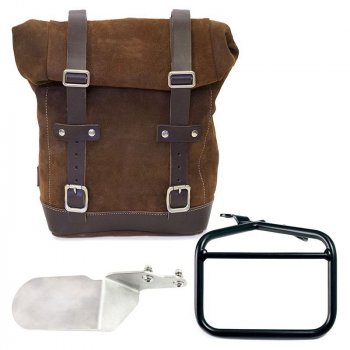 Bolsa lateral en serraje + estructura derecha Ducati Desert Sled