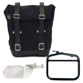 Bolsa lateral en serraje + estructura derecha Ducati Desert Sled