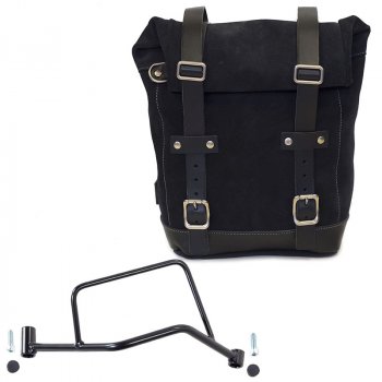 Bolsa lateral en piel dividida + Cuadro R 1200 R LC DX
