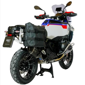 Bolsa lateral Khali TPU de 35L - 45L + placa de aluminio derecha BMW R1300GS ADV