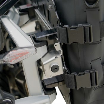 Bolsa lateral Khali TPU de 35L - 45L + placa de aluminio derecha BMW R1300GS ADV