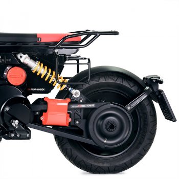 Bolso lateral Khali de TPU + BMW CE 02 Chasis Izquierdo