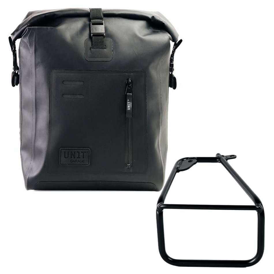 Bolsa lateral Khali en TPU + BMW R12 NineT Marco Izquierdo