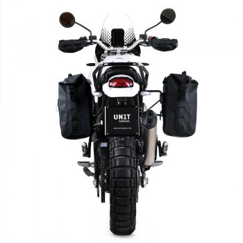 Bolsa lateral Khali en TPU + marco izquierdo Ducati DesertX