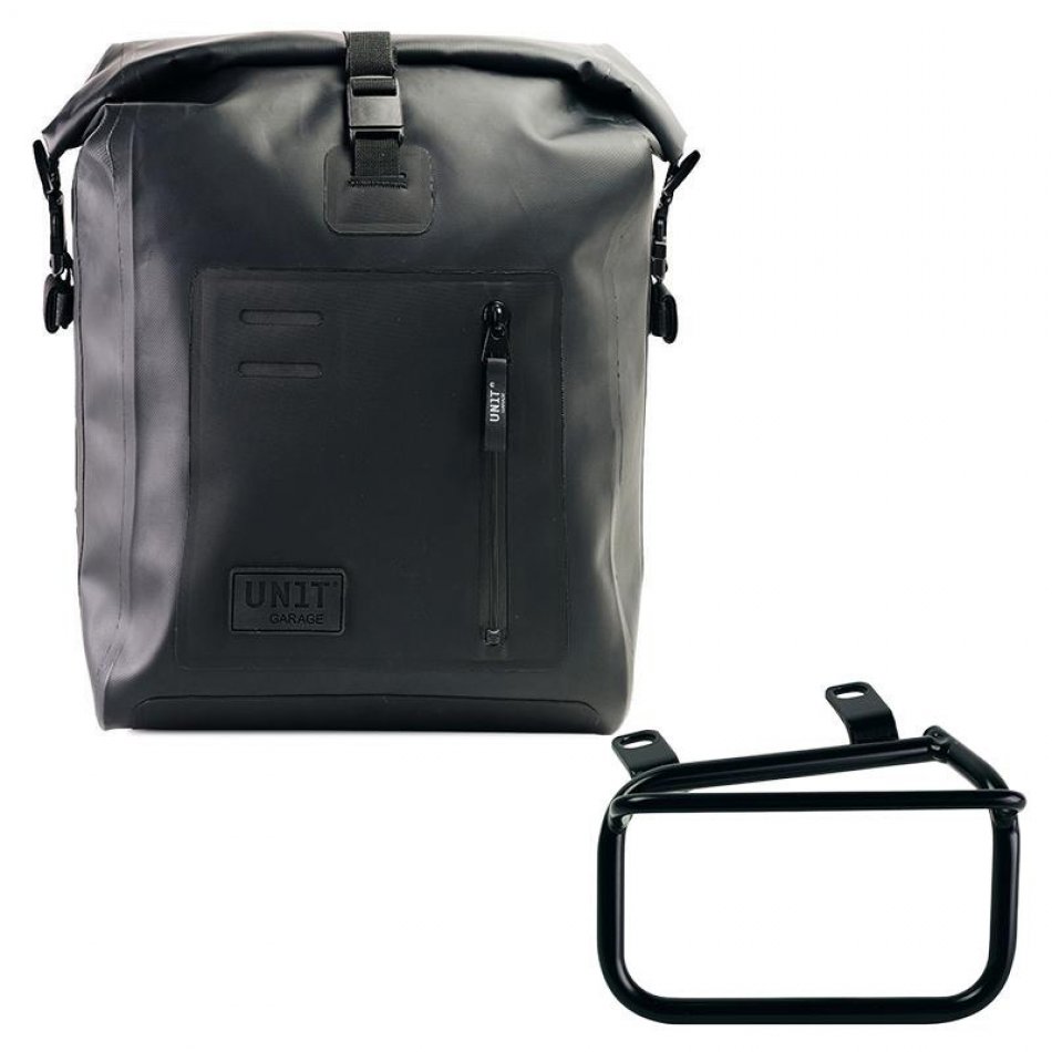 Bolso lateral Khali de TPU + Marco izquierdo Ducati Scrambler (2023 en adelante)