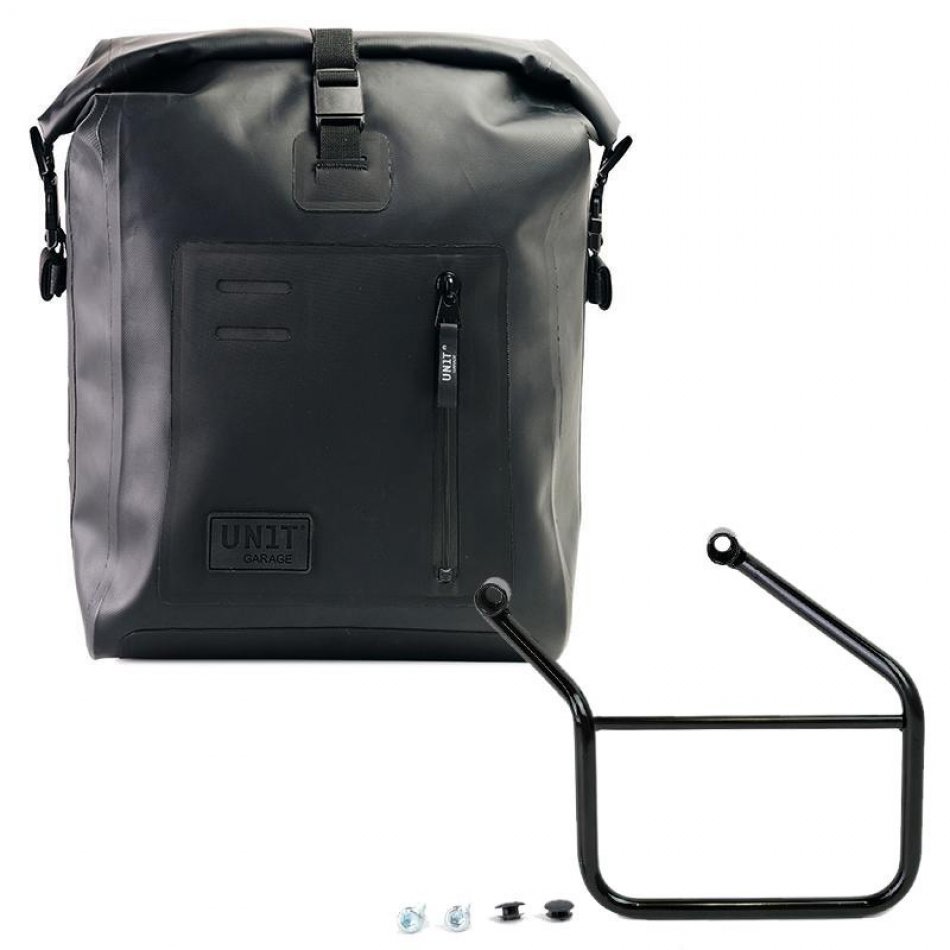 Bolso lateral Khali de TPU + Honda CL500 Marco Izquierdo