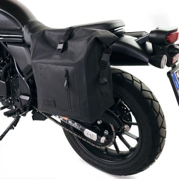 Bolso lateral Khali de TPU + Honda CL500 Marco Izquierdo