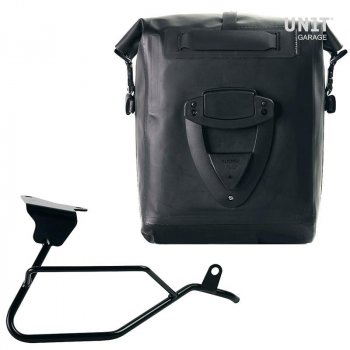 Bolso lateral Khali de TPU + Moto Guzzi V100 Mandello marco derecho
