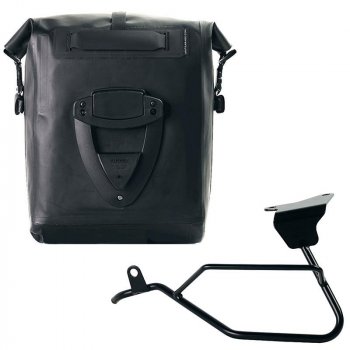 Bolso lateral Khali de TPU + Moto Guzzi V100 Mandello marco izquierdo