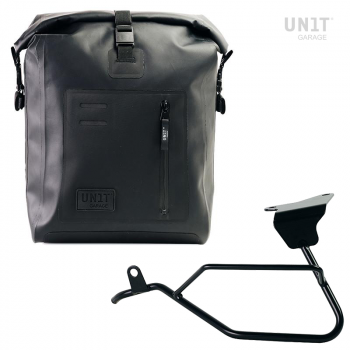 Bolso lateral Khali de TPU + Moto Guzzi V100 Mandello marco izquierdo