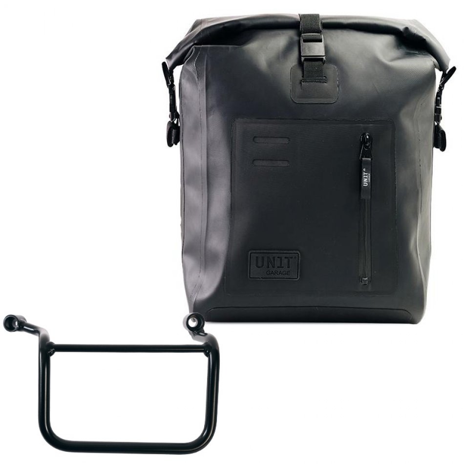 Bolsa lateral Khali en TPU + Marco Derecho Royal Enfield Guerrilla 450