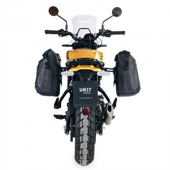 Bolsa lateral Khali en TPU + Marco Izquierdo Royal Enfield Guerrilla 450