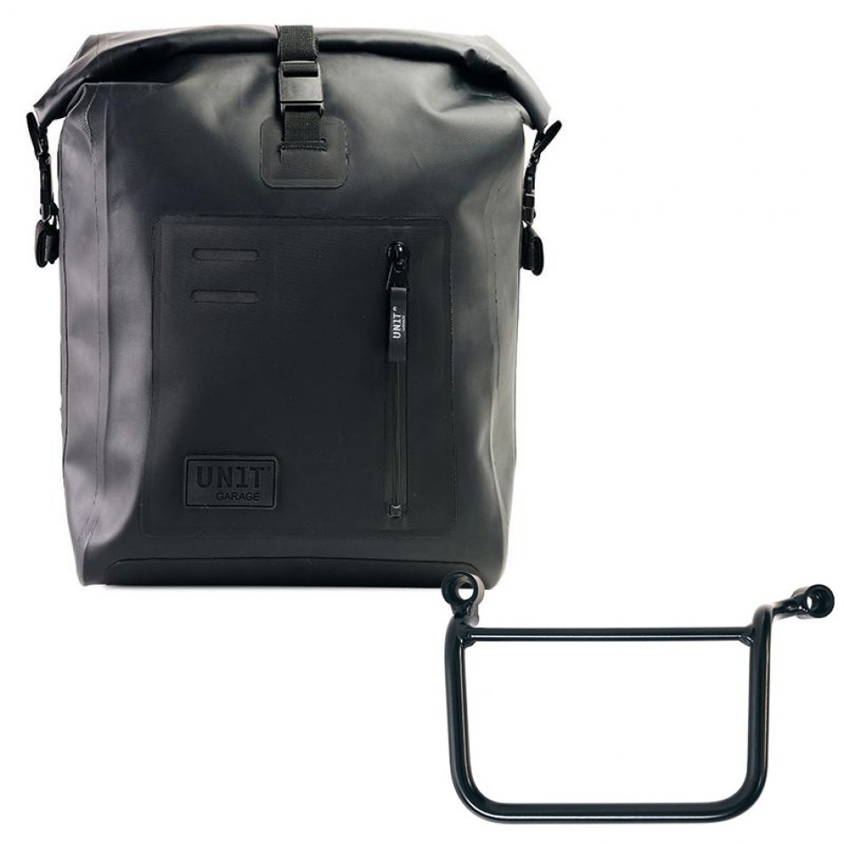 Bolsa lateral Khali en TPU + Marco Izquierdo Royal Enfield Guerrilla 450