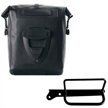 Bolso lateral Khali de TPU + Bastidor izquierdo Royal Enfield Hunter 350