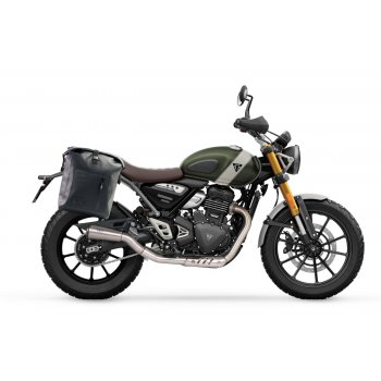 Bolsa lateral Khali en TPU + Chasis Thriumph Scrambler 400 X DX (Sólo compatible con nuestro código de escape bajo: 4206Low)