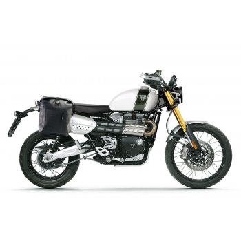 Bolso lateral Khali de TPU + Subchasis derecho Triumph Scrambler 1200 XC_XE (2019 en adelante)