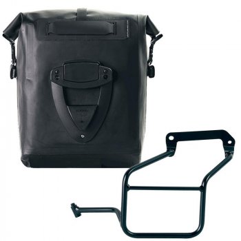 Bolsa lateral Khali TPU + chasis izquierdo Aprilia Tuareg 660