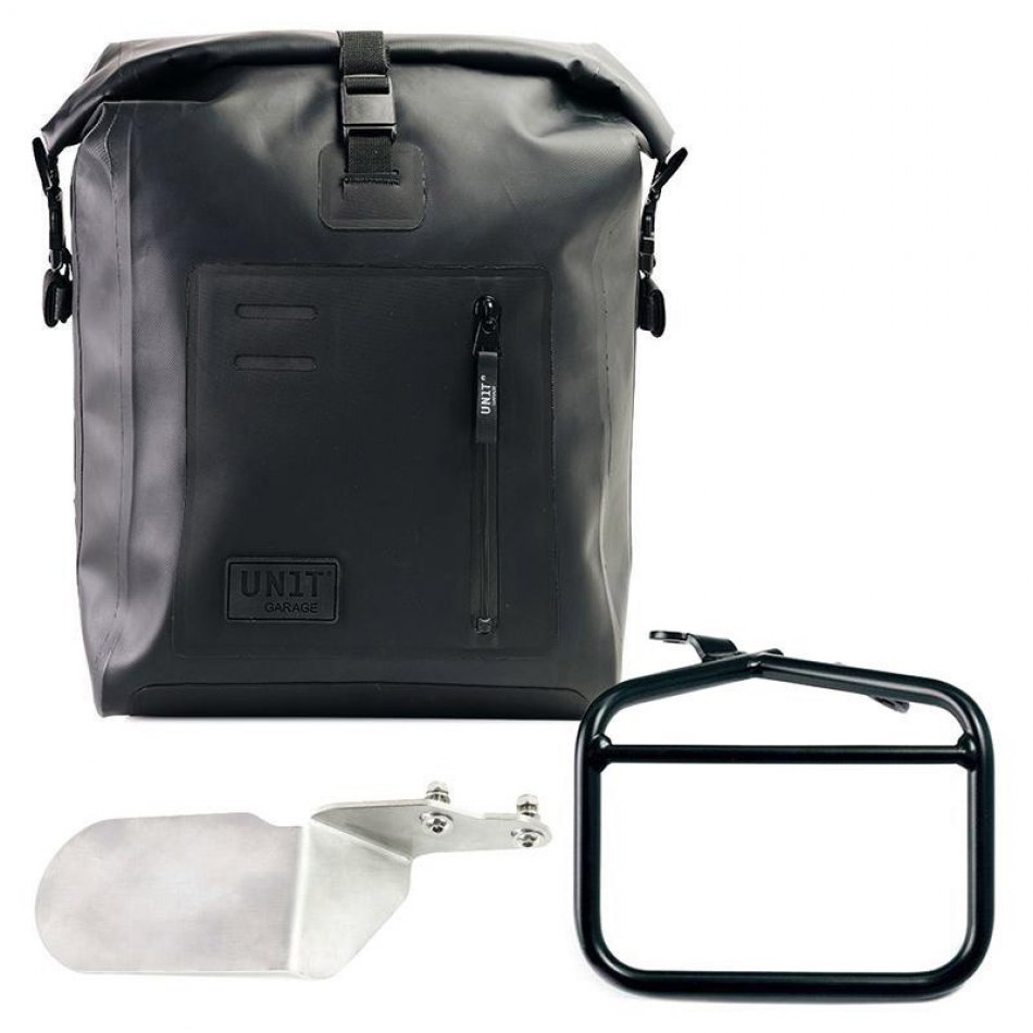 Bolsa lateral Khali TPU + marco derecho Ducati Desert Sled