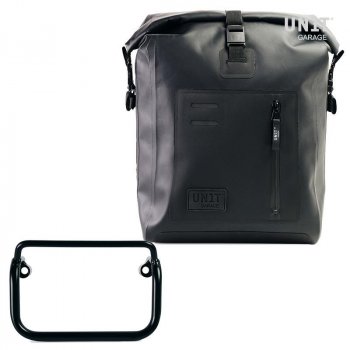 Bolsa lateral Khali TPU + marco R18 para tubo de escape recto