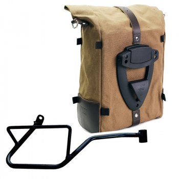 Bolsa lateral Pure de lona + Cuadro derecho Guzzi V7 EURO5