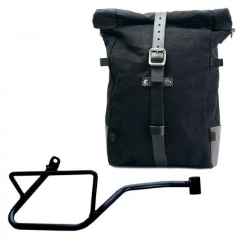 Bolsa lateral Pure de lona + Cuadro derecho Guzzi V7 EURO5